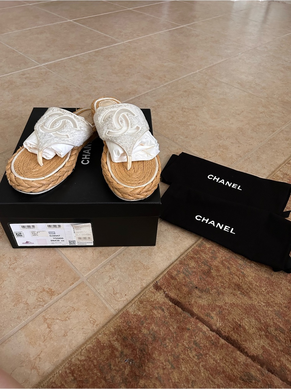 Authentic Chanel Sandals